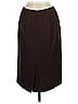 Le Suit 100% Polyester Solid Brown Formal Skirt Size 6 - photo 2