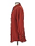 MNG 100% Polyester Burgundy 3/4 Sleeve Blouse Size 2 - photo 5