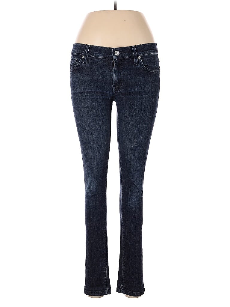 Pre-owned 7 For All Mankind Jeans In Blue