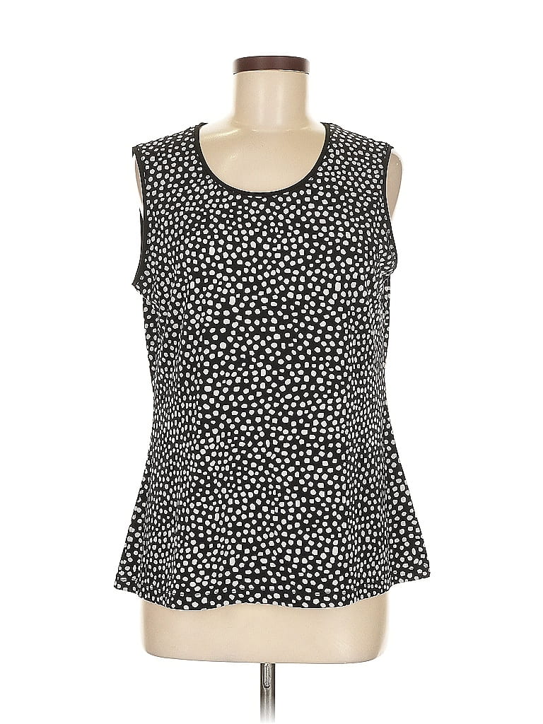 SUSAN GRAVER Pre-owned Tank Top Black Square Neckline Tops