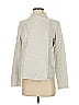 Lou & Grey 100% Cotton Gray Turtleneck Sweater Size S - photo 1