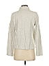 Lou & Grey 100% Cotton Gray Turtleneck Sweater Size S - photo 2