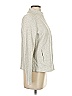 Lou & Grey 100% Cotton Gray Turtleneck Sweater Size S - photo 4