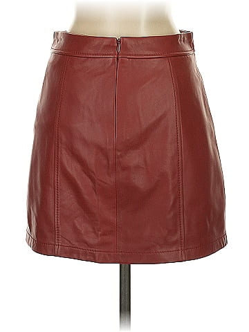 Gianni Bini Faux Leather Skirt (view 2)