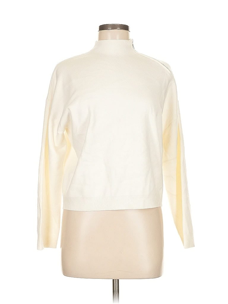 MNG Ivory Turtleneck Sweater Size M - photo 1