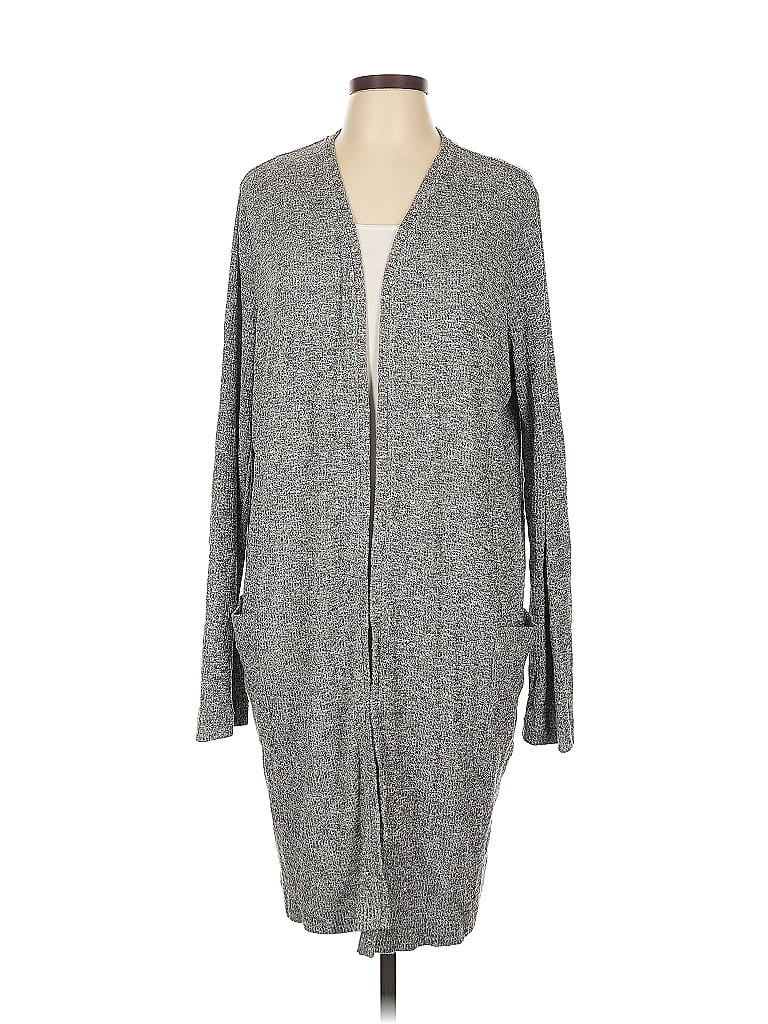 Pre-owned Gap Cardigan Sweater In Gray