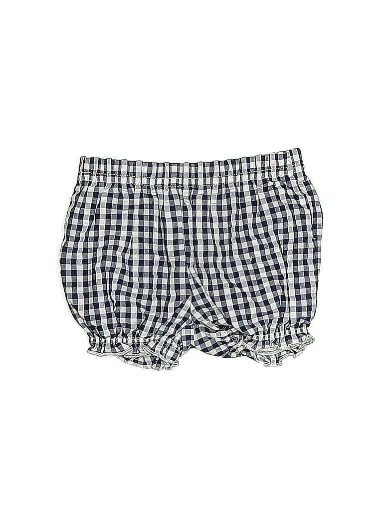 Just One You Made by Carter's Checkered-gingham Blue Shorts 0-3 MO / 3 MO - photo 1
