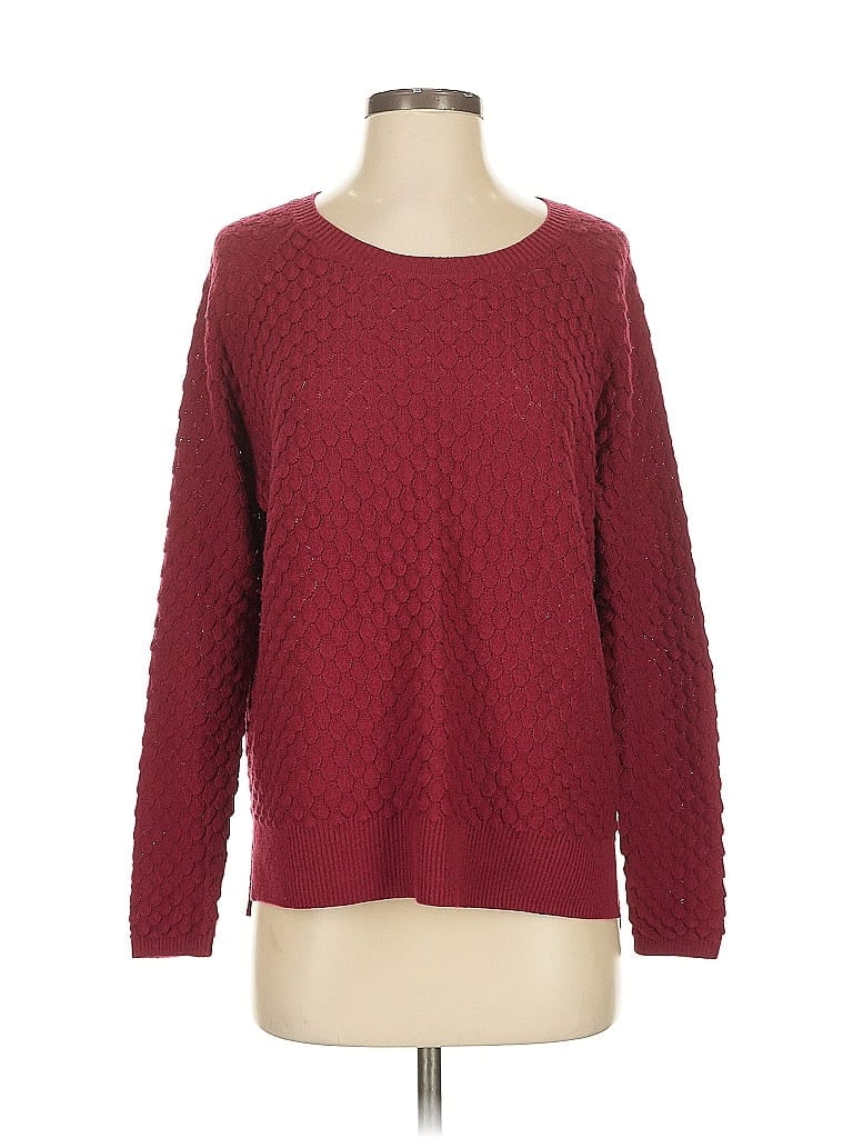 Pre-owned French Connection Pullover Sweater In Burgundy