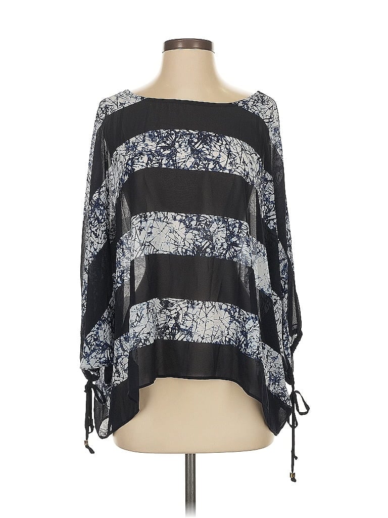 Pre-owned Michael Michael Kors 3/4 Sleeve Blouse In Black