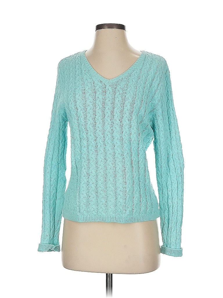 Pre-owned Talbots Pullover Sweater In Blue