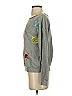 Tiny Floral Gray Pullover Sweater Size XS - photo 5