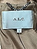 A.L.C. 100% Viscose Tan Blazer Size 10 - photo 3
