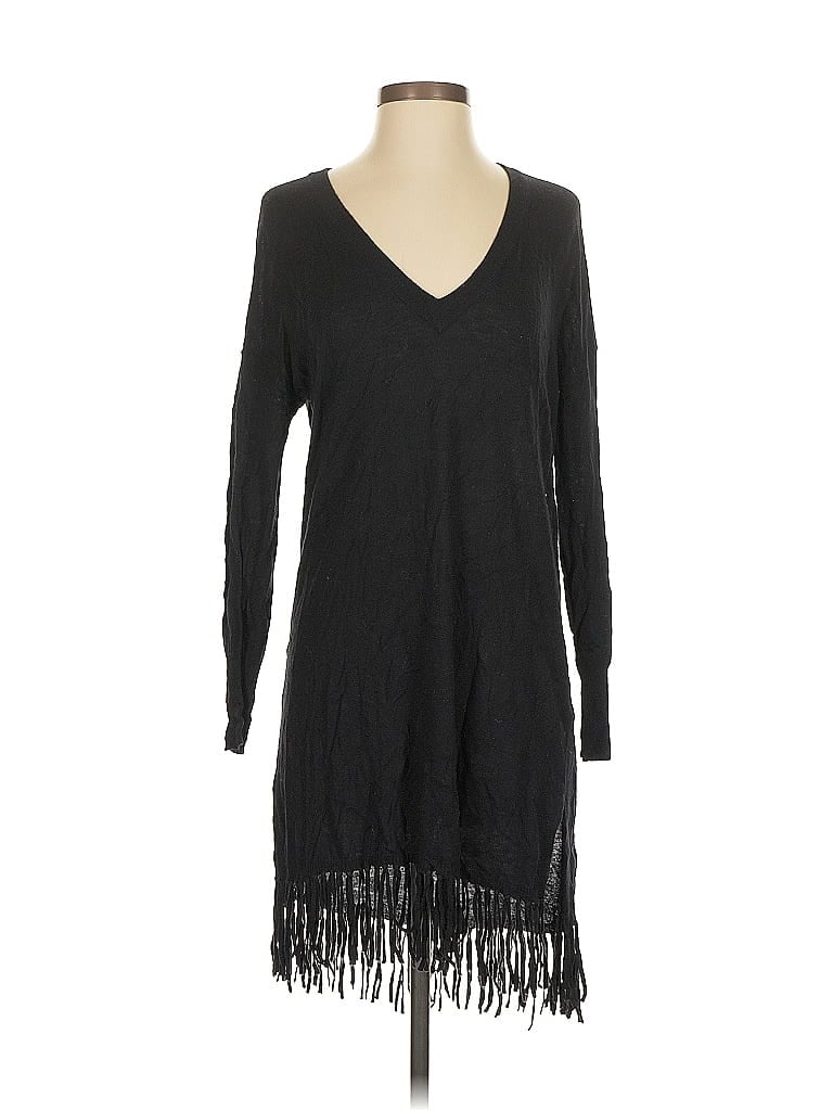 Pre-owned Ella Moss Pullover Sweater In Black