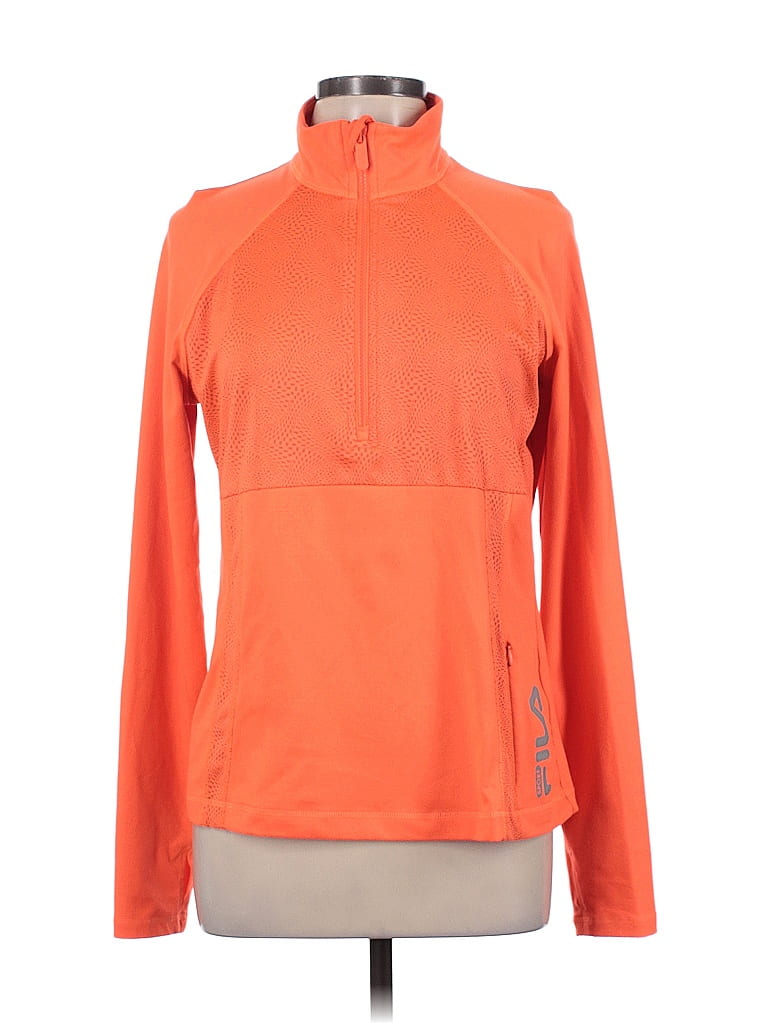 Fila Sport Orange Track Jacket Size L - photo 1