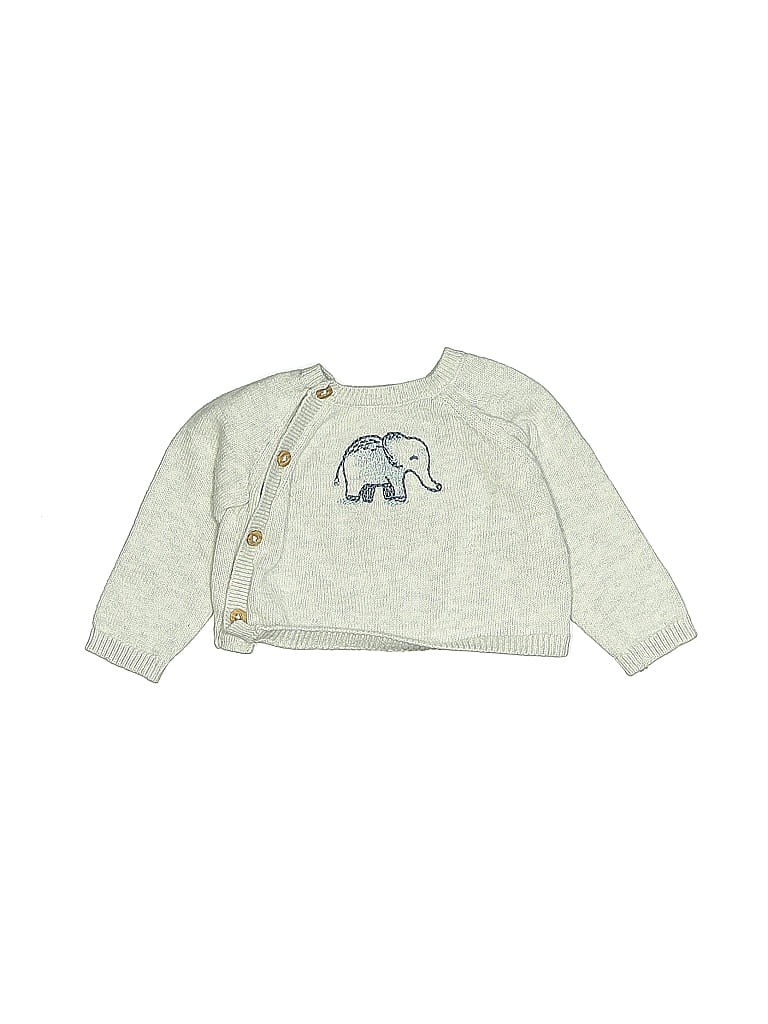 Carter's 100% Cotton Silver Cardigan Size Newborn - photo 1