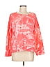 T by Talbots Tie-dye Pink Sweatshirt Size M - photo 1