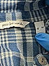 Peach Love 100% Cotton Plaid Blue 3/4 Sleeve Button-Down Shirt Size 4X - photo 7