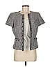 Tahari by ASL Houndstooth Gray Jacket Size 6 - photo 1