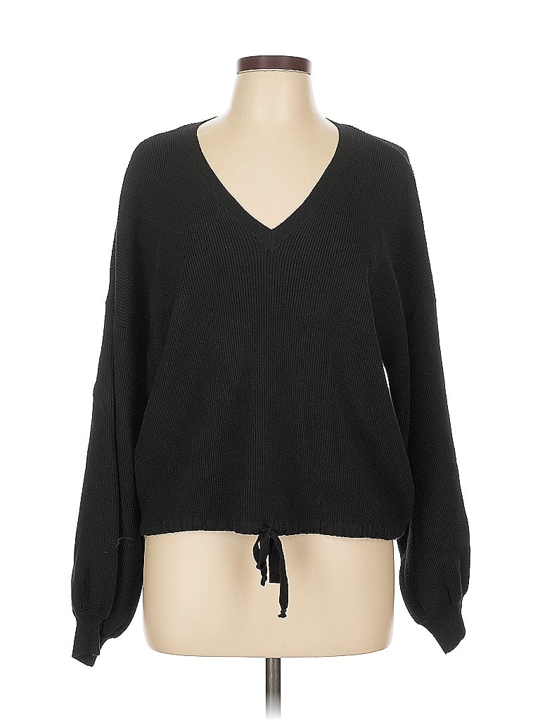 Chaser Black Pullover Sweater Size L - photo 1