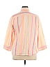 Foxcroft Stripes Pink 3/4 Sleeve Button-Down Shirt Size 16 - photo 2