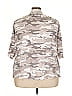 Belle By Kim Gravel Silver 3/4 Sleeve T-Shirt Size 3X - photo 2