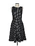 Kasper Polka Dots Black Casual Dress Size 6 - photo 1