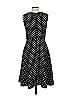 Kasper Polka Dots Black Casual Dress Size 6 - photo 2