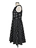 Kasper Polka Dots Black Casual Dress Size 6 - photo 5