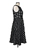 Kasper Polka Dots Black Casual Dress Size 6 - photo 4