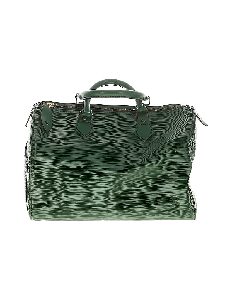 Louis Vuitton 100% Leather Green Vintage Epi Leather Speedy 35 One size - photo 1