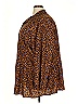LOGO by Lori Goldstein Animal Print Brown 3/4 Sleeve Blouse Size 3X - photo 5