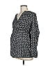 Motherhood 100% Polyester Black Long Sleeve Blouse Size M - photo 1