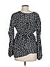 Motherhood 100% Polyester Black Long Sleeve Blouse Size M - photo 2