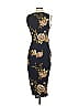 Nine Britton Floral Black Cocktail Dress Size S - photo 2