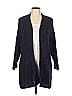 August Silk Blue Cardigan Size L - photo 1