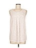 Ann Taylor Factory Ivory Sleeveless Blouse Size M - photo 1