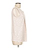 Ann Taylor Factory Ivory Sleeveless Blouse Size M - photo 4