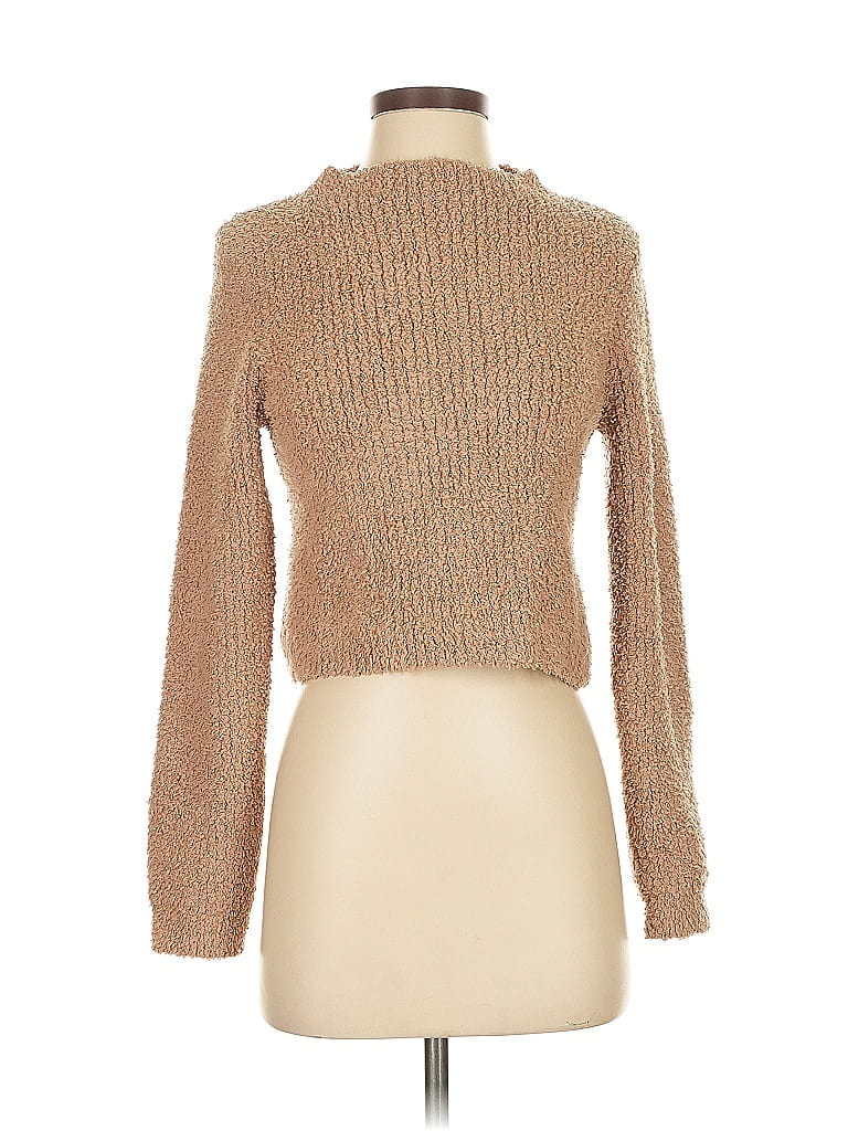 Aerie Tweed Tan Pullover Sweater Size S - photo 1