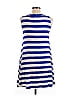 Elan Stripes Blue Sleeveless T-Shirt Size M - photo 2