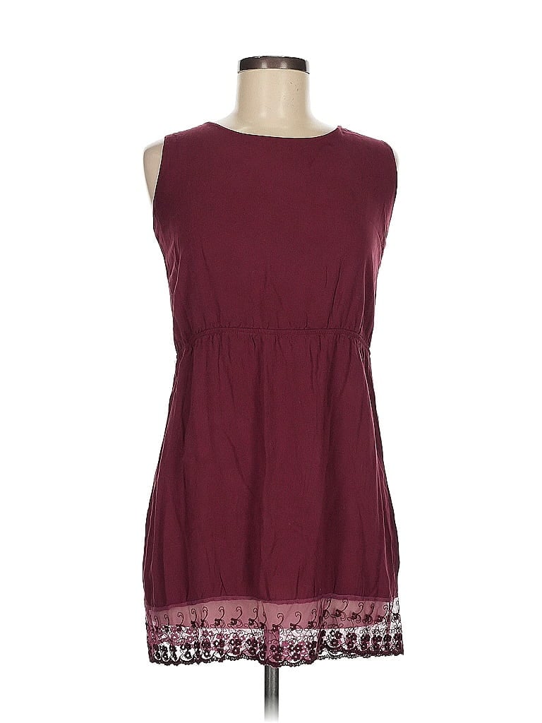 Pre-owned Brandy Melville Casual Dress In Burgundy