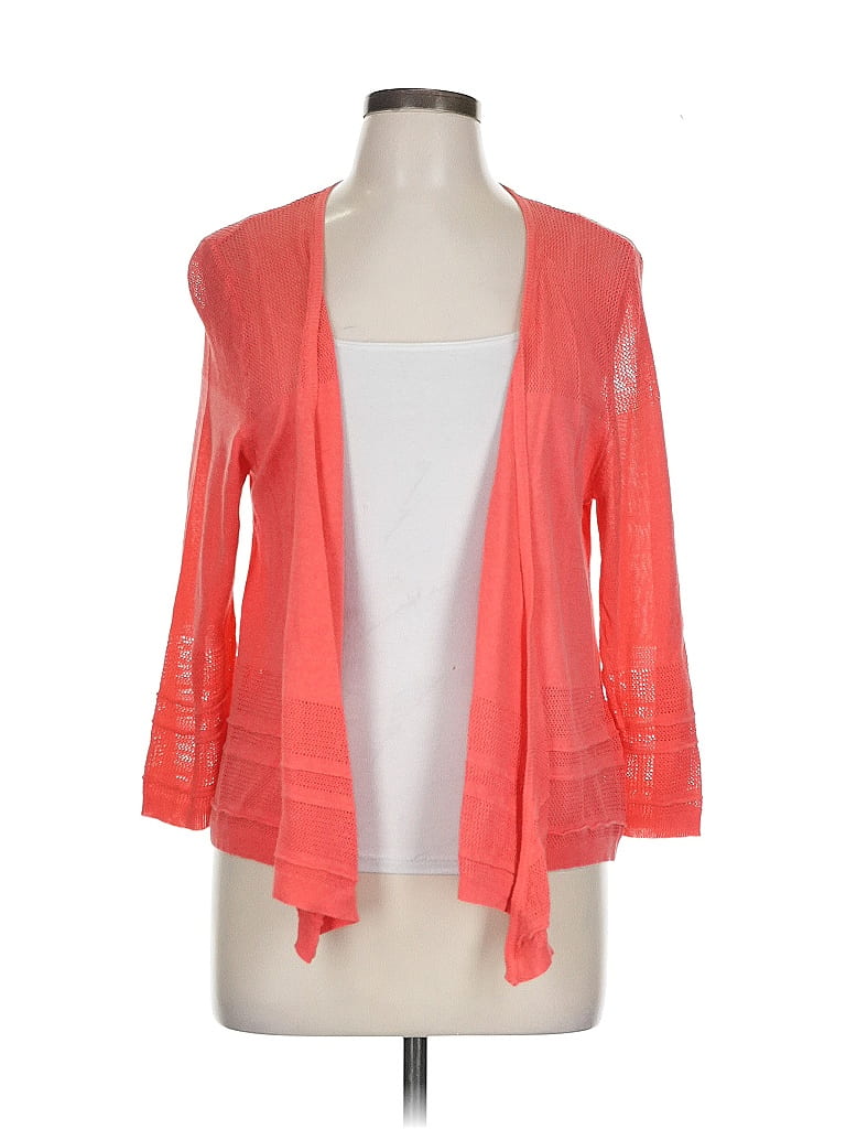 Dana Buchman Orange Cardigan Size L - photo 1