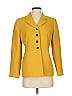 Le Suit 100% Polyester Yellow Jacket Size 4 - photo 1