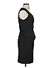 Black Halo Solid Black Cocktail Dress Size 2 - photo 4