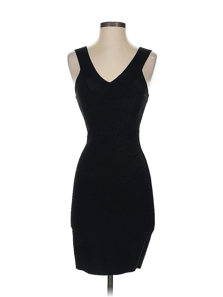 Pre-owned Guess Cocktail Dress In Black