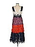 Sea New York 100% Polyester Burgundy Cocktail Dress Size 6 - photo 2