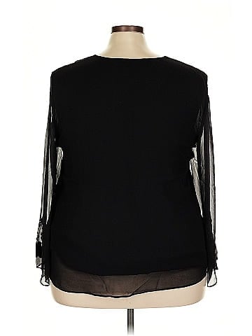 Avenue 3/4 Sleeve Silk Top (view 2)