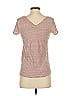 Kenar 100% Linen Tweed Brown Short Sleeve T-Shirt Size S - photo 2