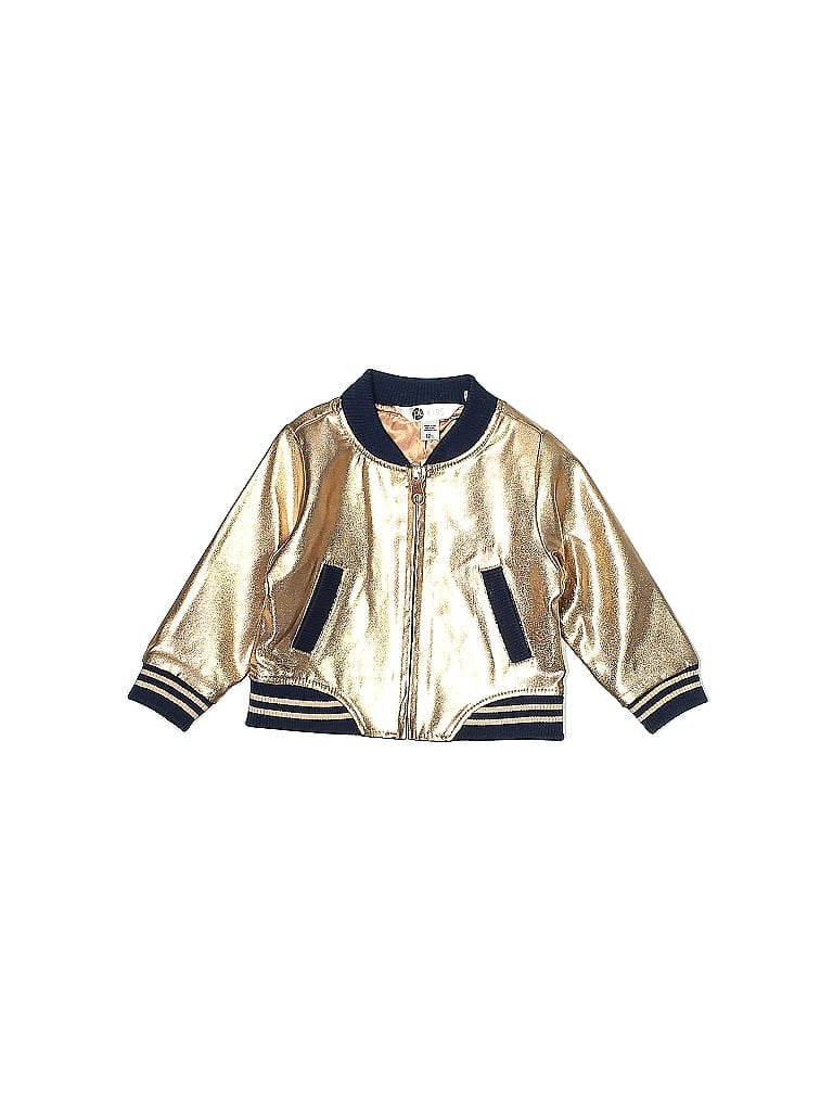 PL KIDS Metallic Gold Jacket 9-12 MO / 12 MO - photo 1