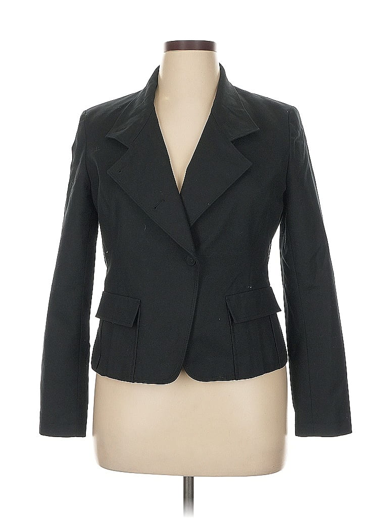 New York & Company Gray Black Blazer Size 14 - photo 1