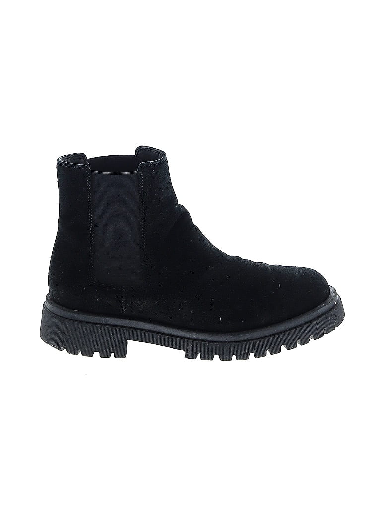 AQUATALIA Black Ankle Boots Size 8 - photo 1